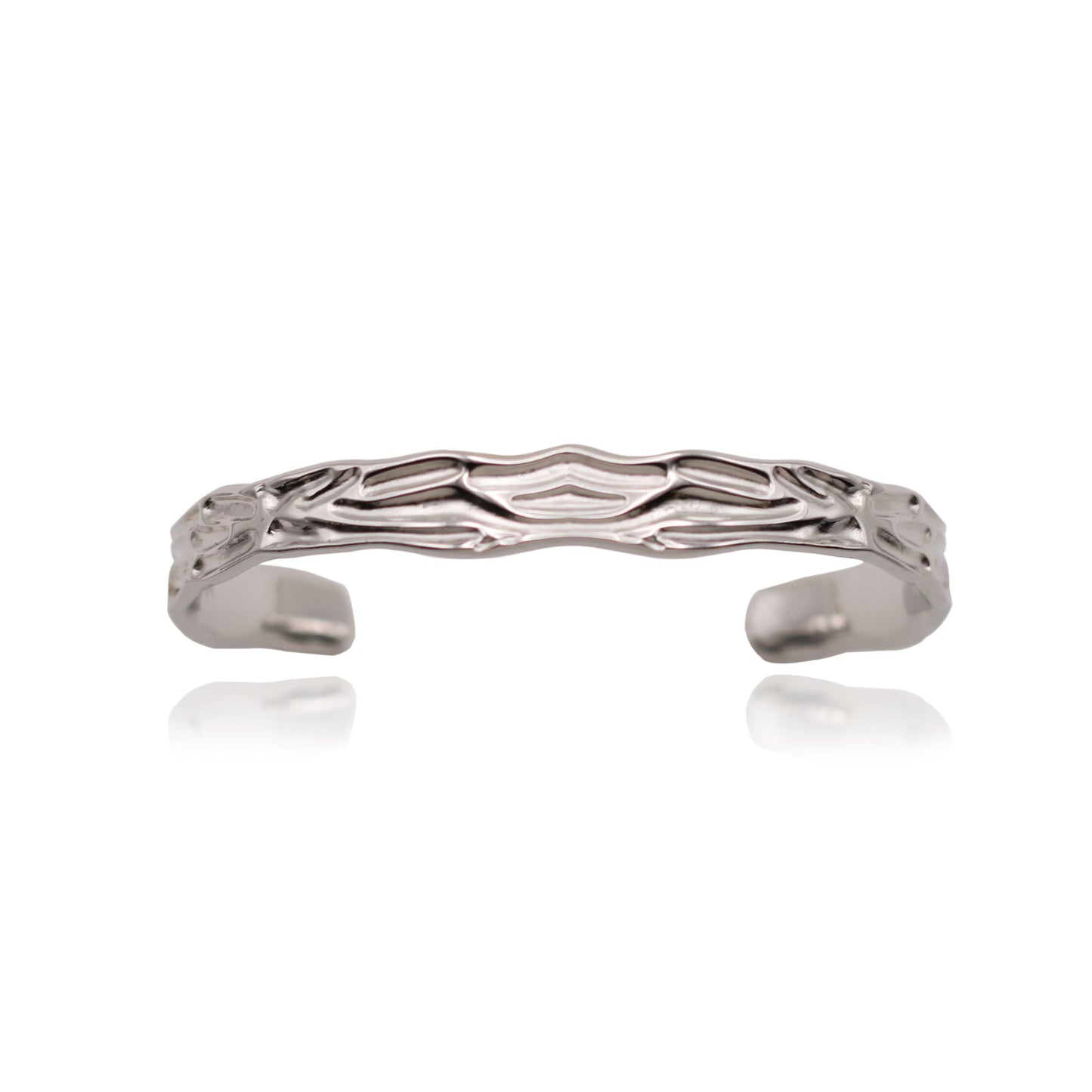 VEDRA SILVER CUFF BRACELET