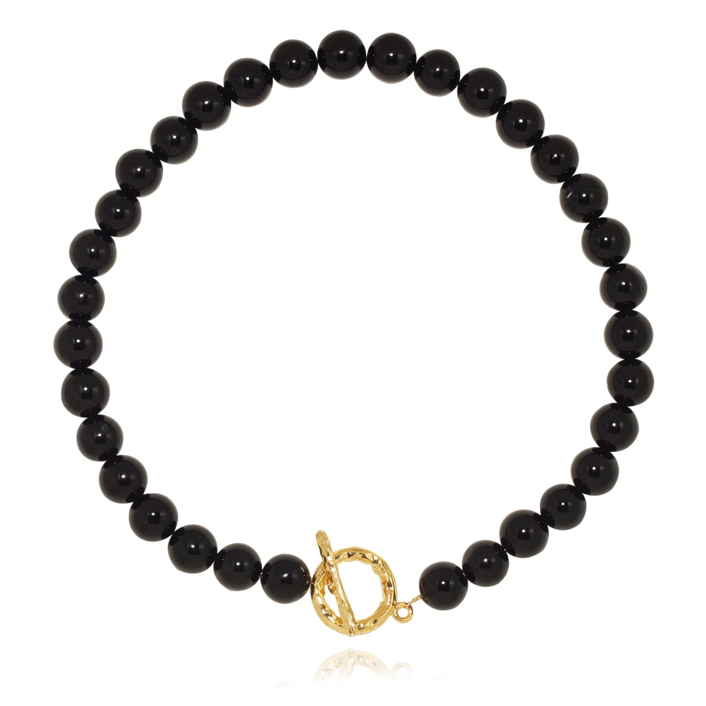 ONYX GOLD NECKLACE