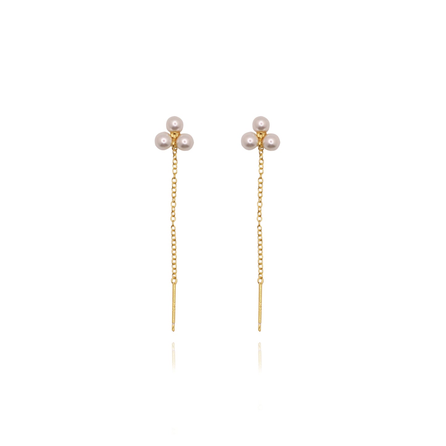 AMIE GOLD THREAD EARRINGS