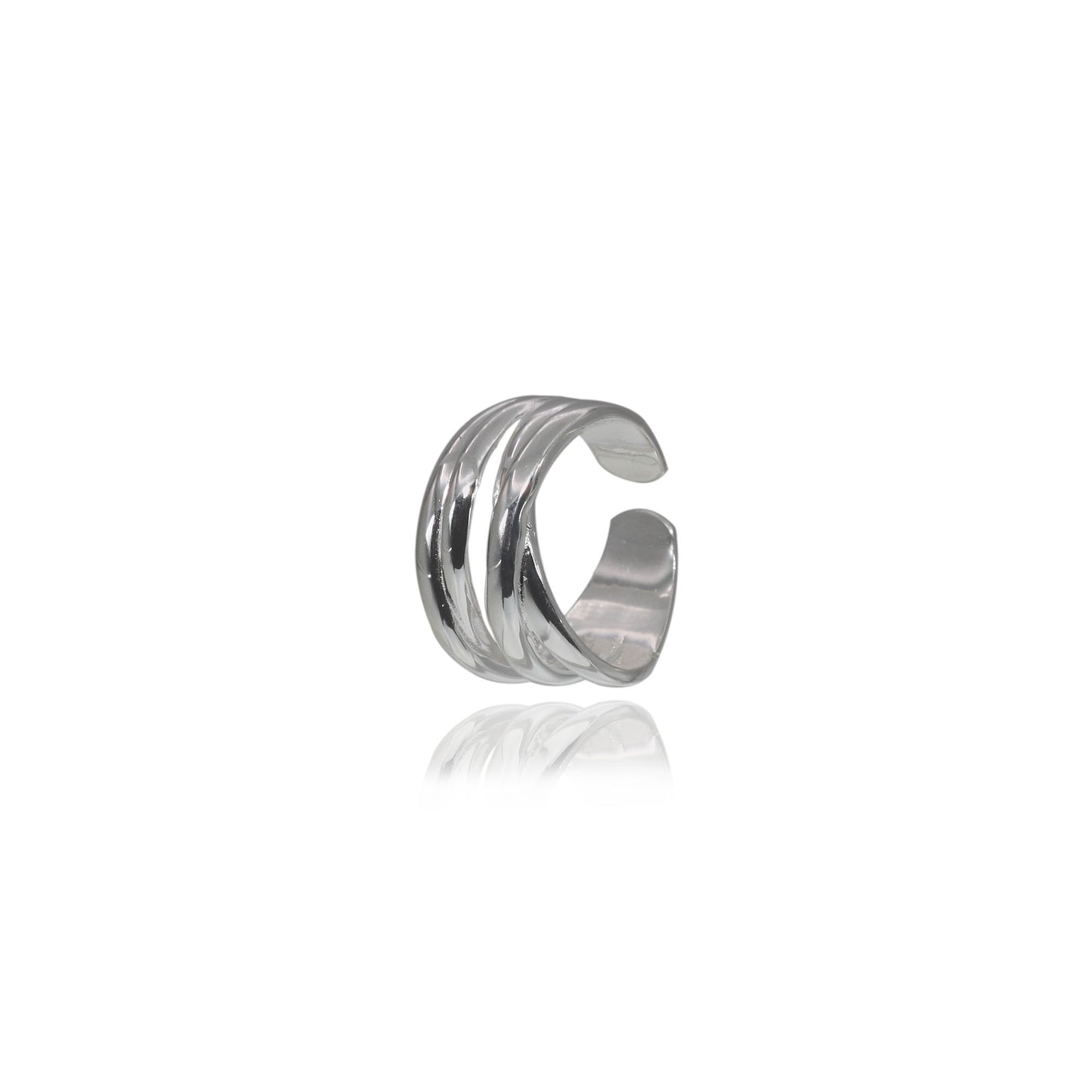 SILVER X RING