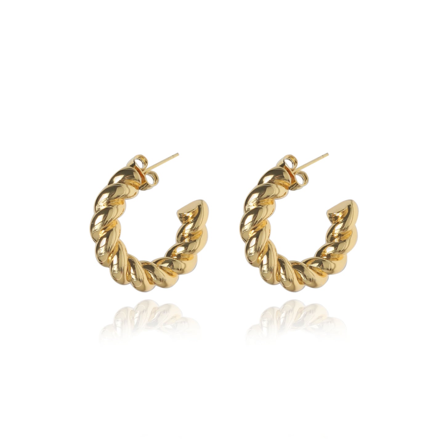 GOLD THREAD HOOPS